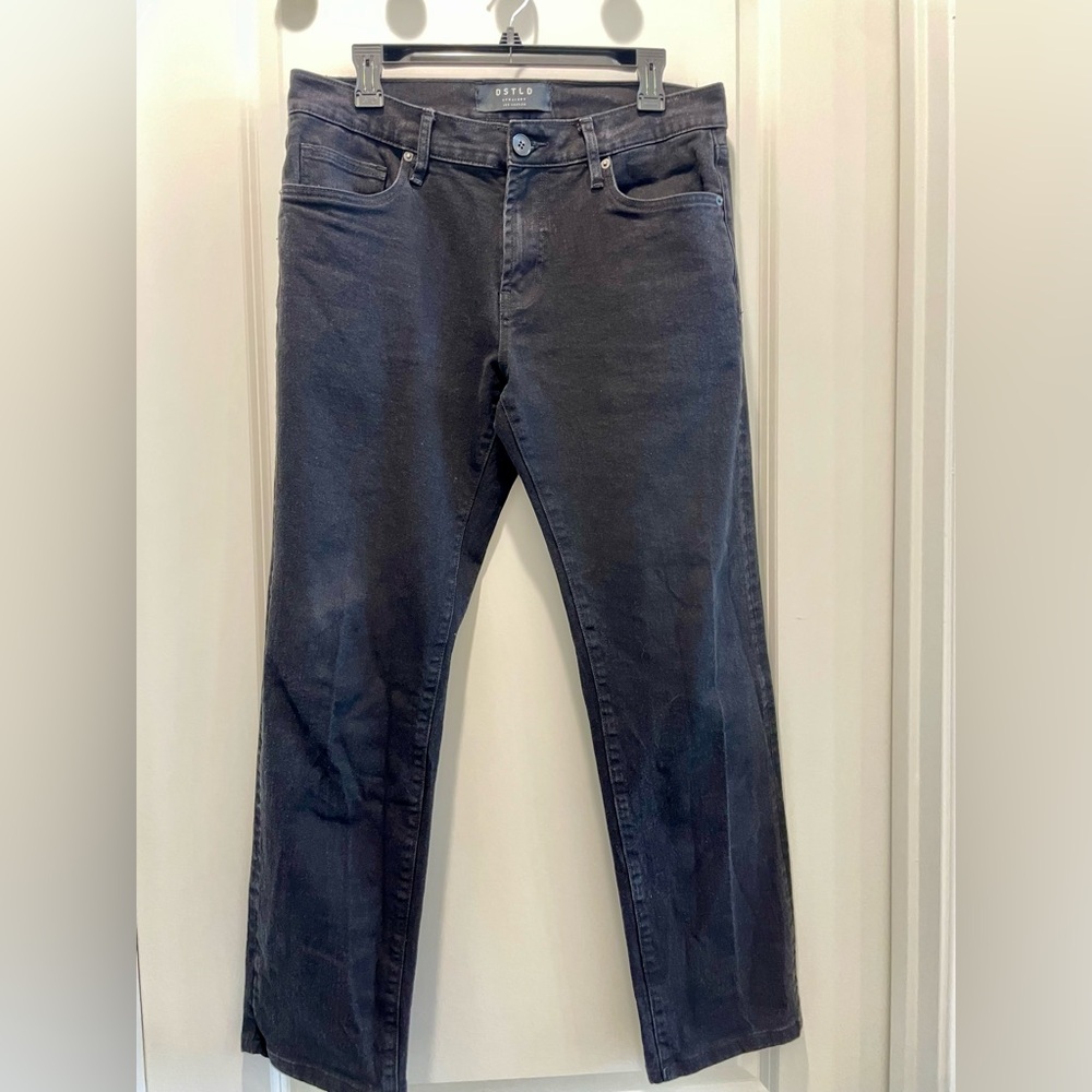 DSTLD Black Straight Jeans